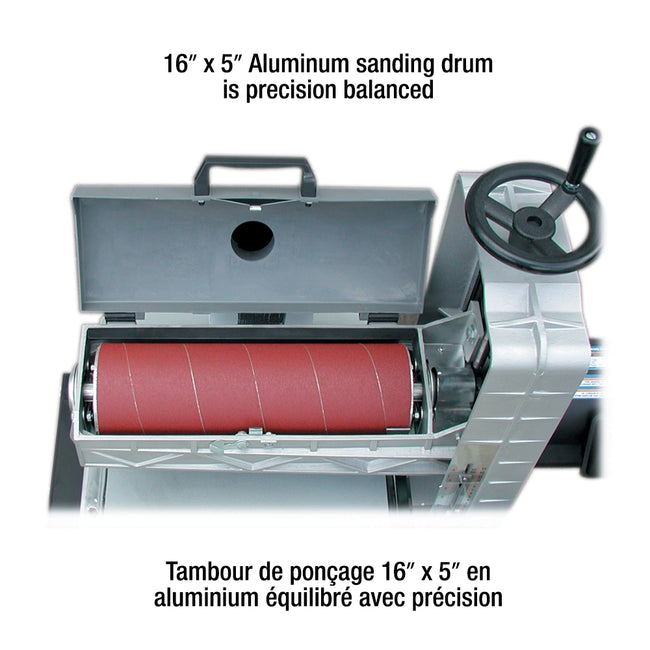 King Canada - 16" OPEN DRUM SANDER - MODEL: KC-1632DS