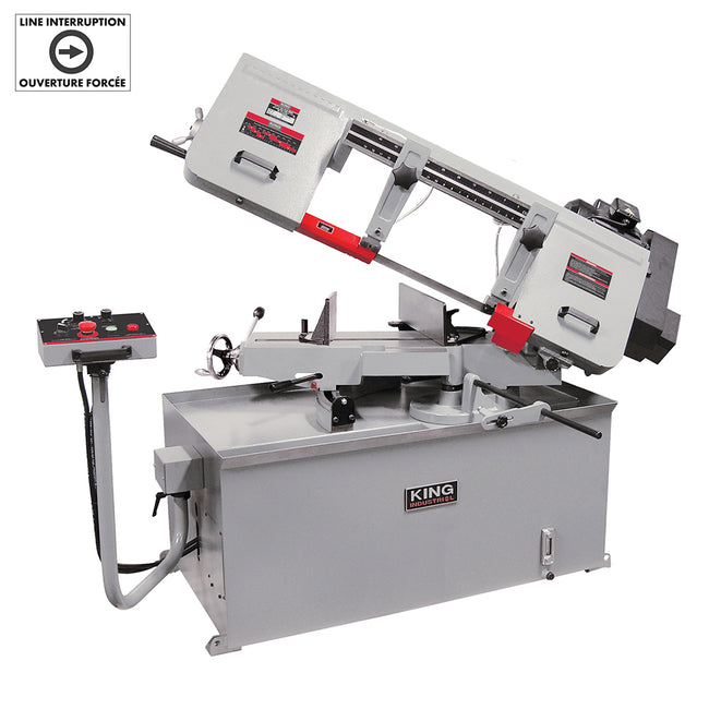 King Canada - 10" X 18" VARIABLE SPEED SWIVEL METAL CUTTING BANDSAW (230V) - MODEL: KC-228S-V-2