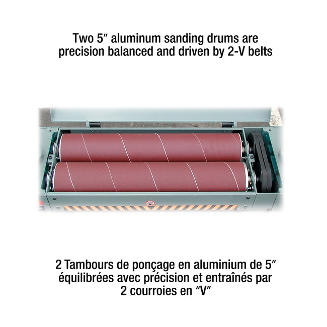 King Canada - 26" X 12" DUAL DRUM SANDER - MODEL: KC-26DS