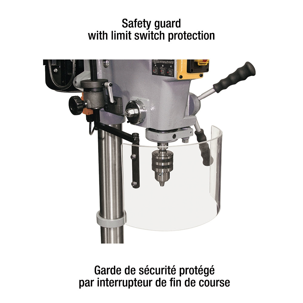 King Canada - 15'' VARIABLE SPEED INDUSTRIAL DRILL PRESS - MODEL: KC-30HS-VS