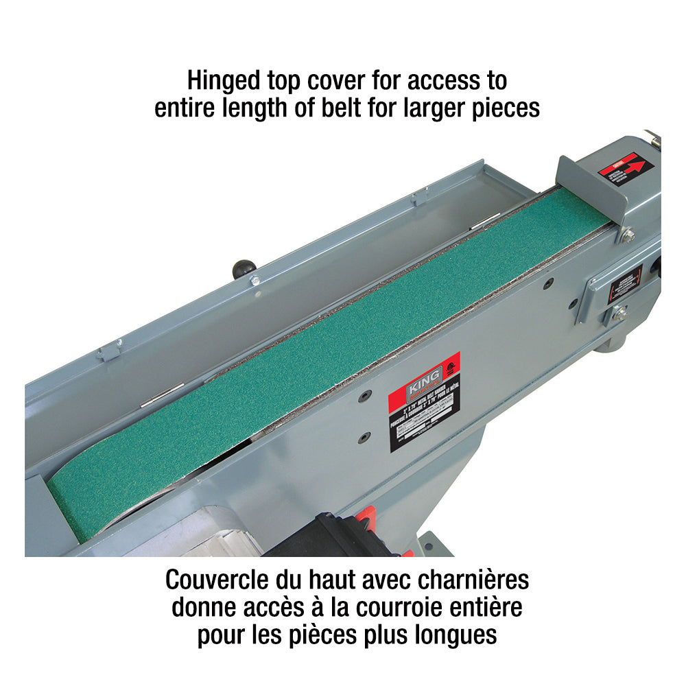 King Canada - 3" X 79" METAL BELT SANDER - MODEL: KC-379MS
