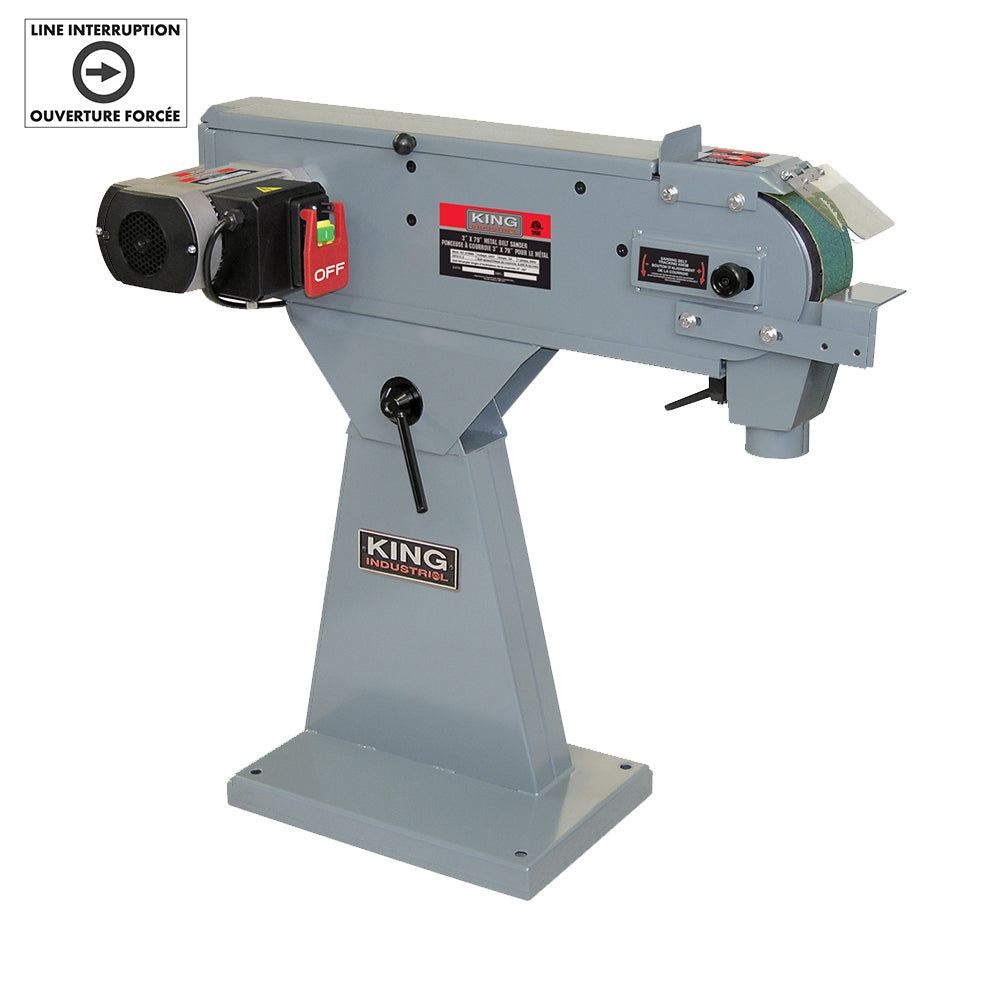 King Canada - 3" X 79" METAL BELT SANDER - MODEL: KC-379MS