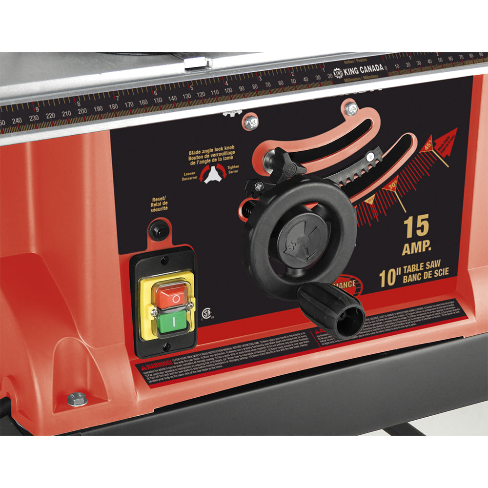 King Canada - 10" TABLE SAW WITH RIVING KNIFE - MODEL: KC-5006R