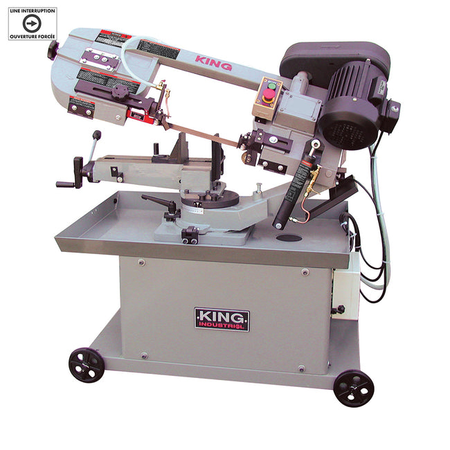 King Canada - 7" X 12" DUAL SWIVEL METAL CUTTING BANDSAW - MODEL: KC-712DS