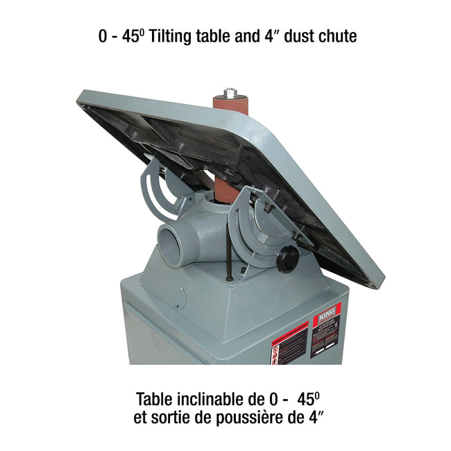 King Canada - OSCILLATING SPINDLE SANDER - MODEL: KC-OVS-FX3