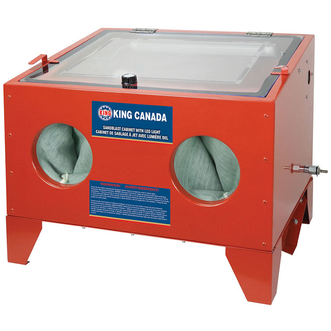 King Canada - SANDBLAST CABINET WITH LED LIGHT - MODEL: KSB-110N-LED
