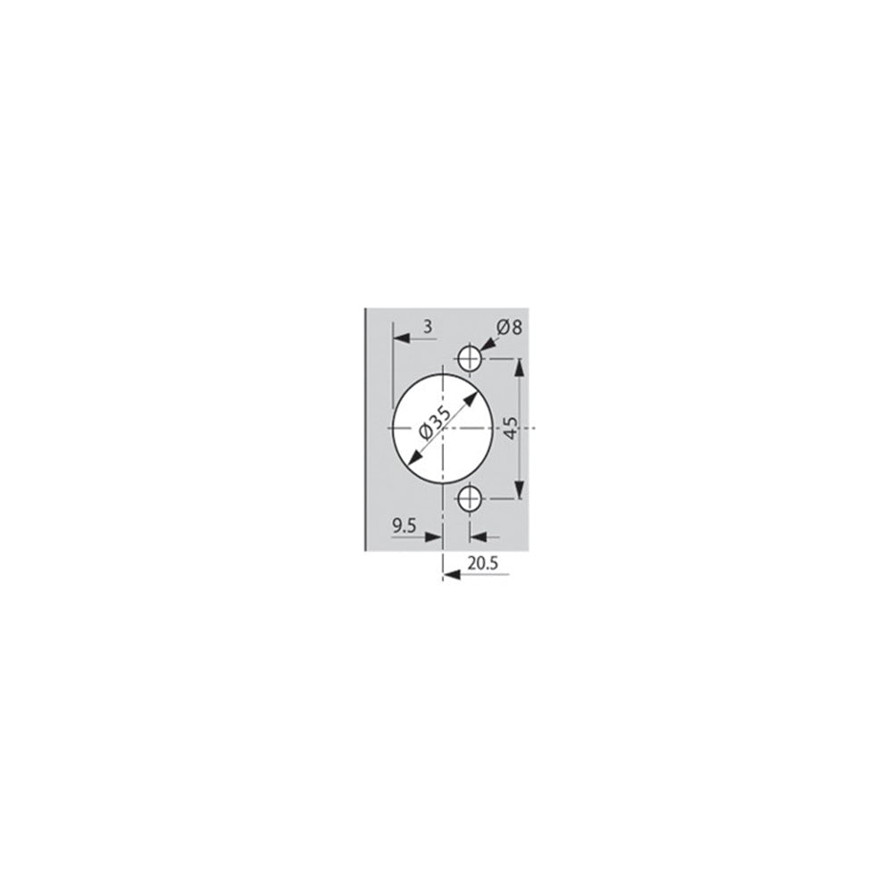 King Canada - HINGE BORING HEAD ATTACHMENT - MODEL: KW-162