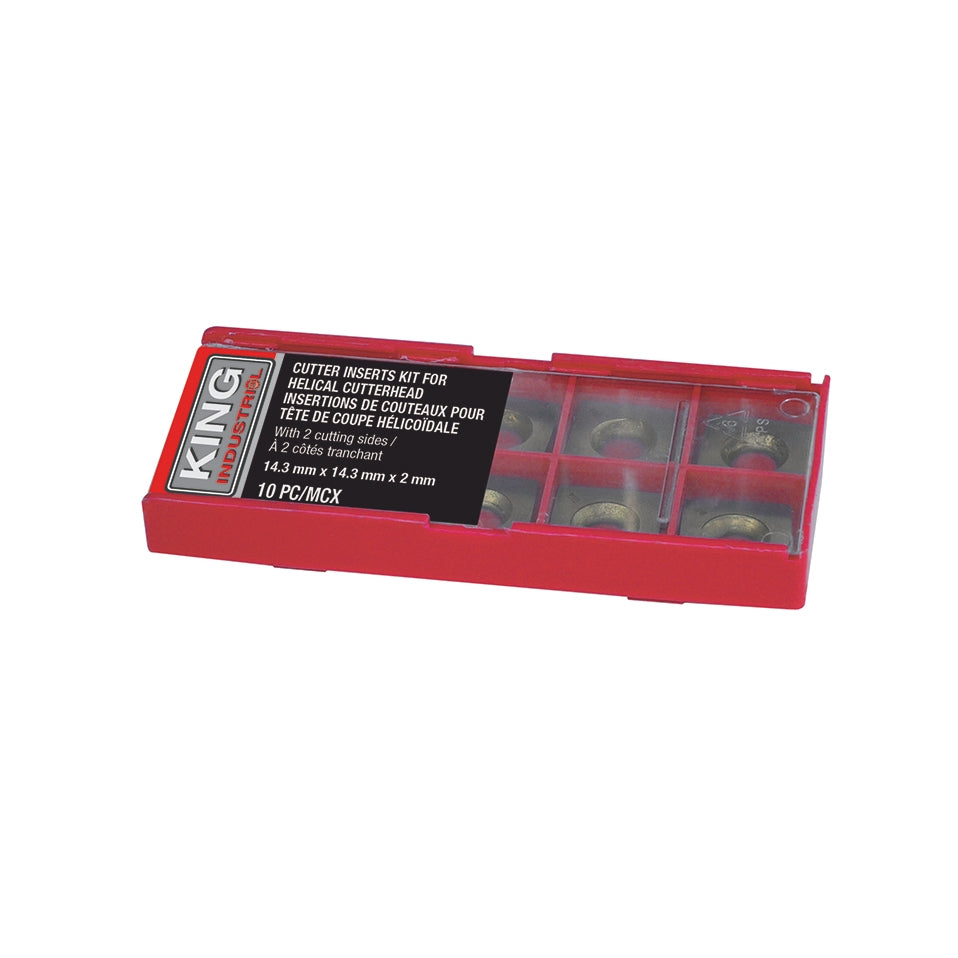 KING CANADA - 10 PC. CUTTER INSERTS KIT - MODEL: KW-204