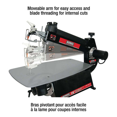 King Canada - 16'' PROFESSIONAL SCROLL SAW - MODEL: KXL-16
