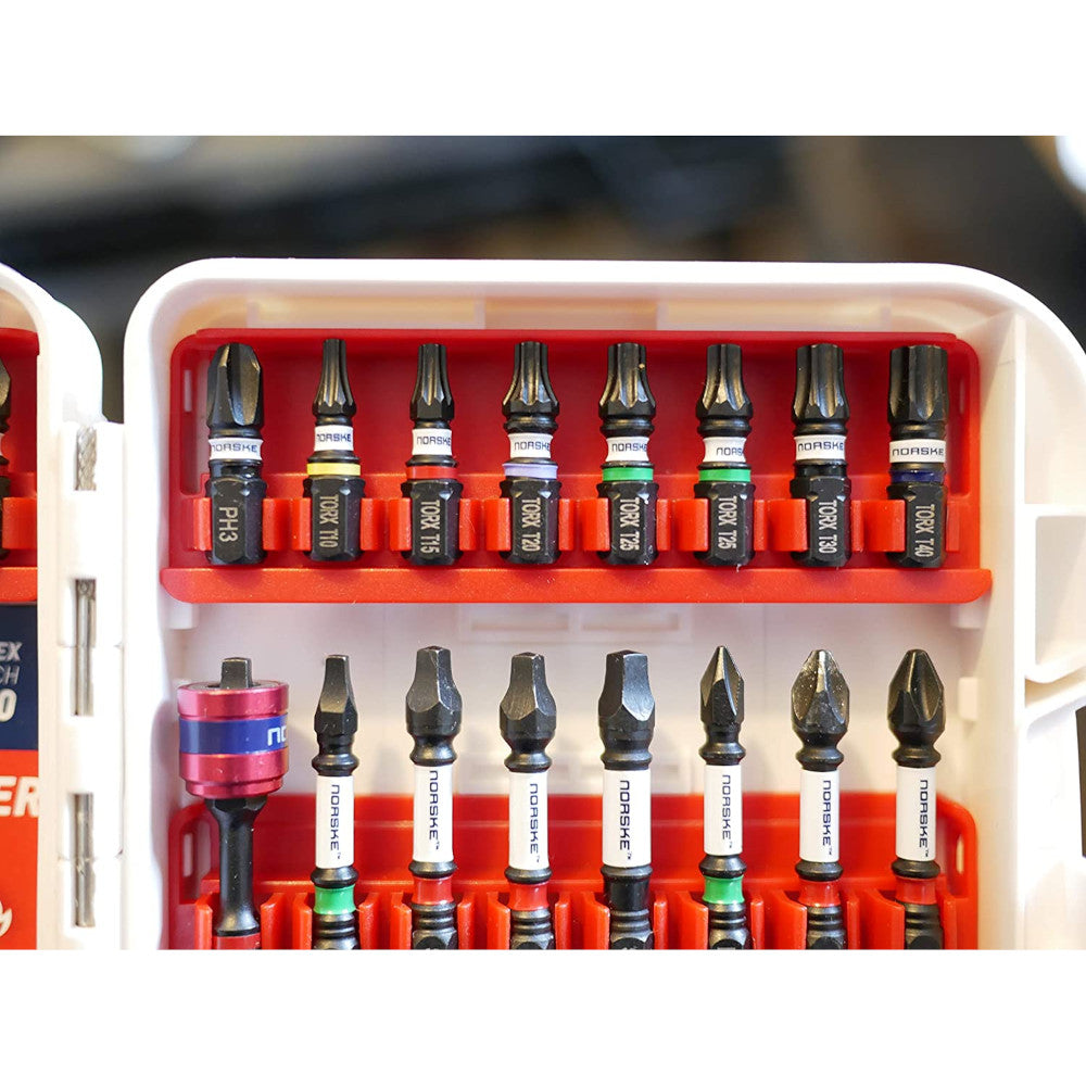Norske - 40-Piece Impact Torsion Bit Set - Item #NIBPI708