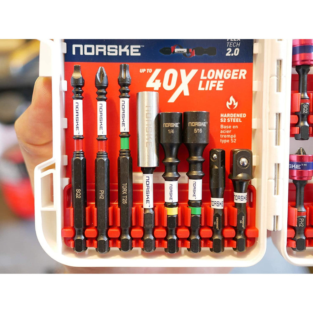 Norske - 40-Piece Impact Torsion Bit Set - Item #NIBPI708