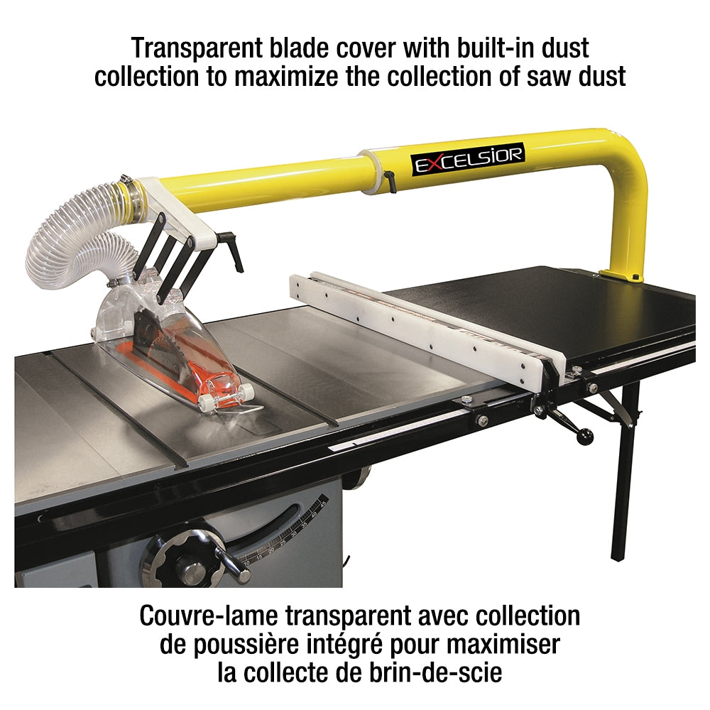 King Canada - OVERARM BLADE COVER SYSTEM WITH DUST COLLECTION - MODEL: XL-1014