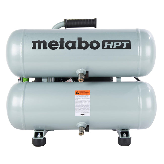 Metabo HPT - 4 Gallon Portable Electric Twin Stack Air Compressor - Model: EC99S