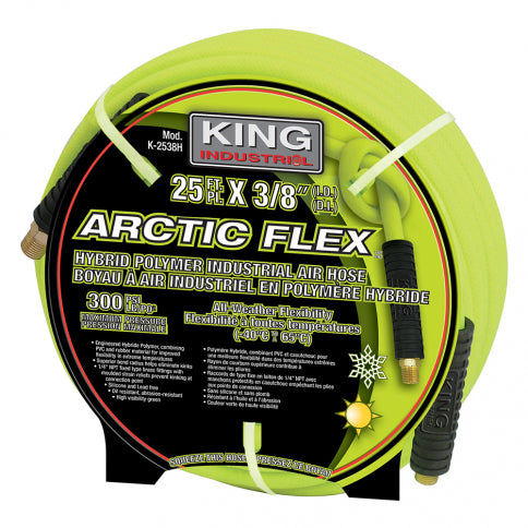King Canada - HYBRID POLYMER INDUSTRIAL AIR HOSE (Various Sizes)