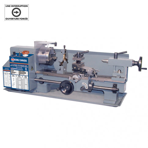 King Canada - 7" X 12" VARIABLE SPEED MINI METAL LATHE - MODEL: KC-0712ML