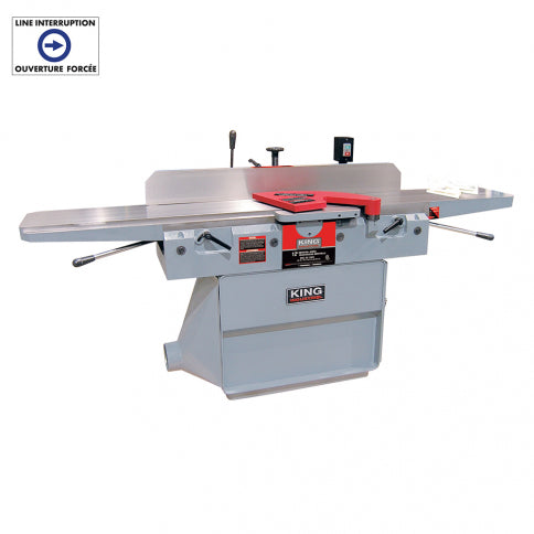 King Canada - 12" INDUSTRIAL JOINTER (220V) - MODEL: KC-120FX
