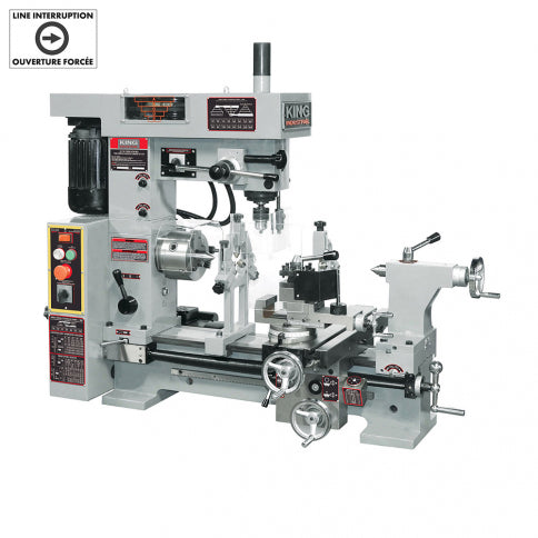 King Canada - 16" X 20" COMBO LATHE/MILL - MODEL: KC-1620CLM