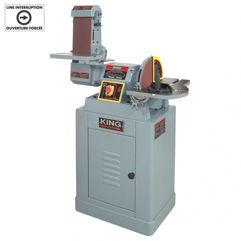 King Canada - 6" X 48" BELT & 12" DISC SANDER - MODEL: KC-790FX