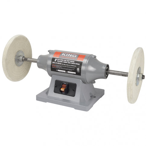 King Canada - 8'' LOW SPEED LONG SHAFT BUFFER - MODEL: KC-899LSB