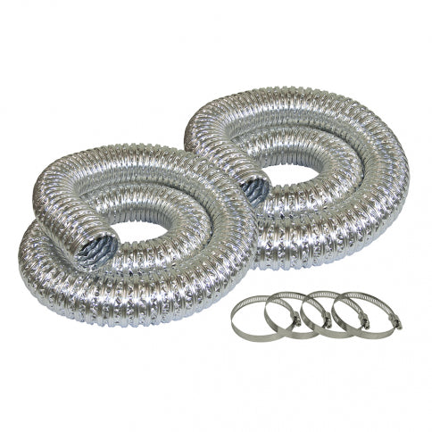 King Canada - 2 PC. 3" X 8' FIREPROOF HOSES & CLAMPS KIT - MODEL: KM-102