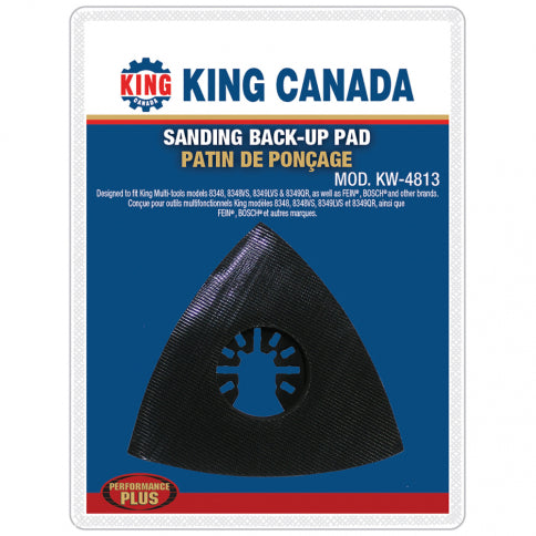 King Canada - SANDING BACK-UP PAD - MODEL: KW-4813