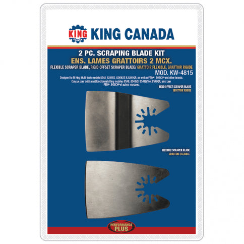 King Canada - 2 PC. SCRAPING BLADE KIT - MODEL: KW-4815