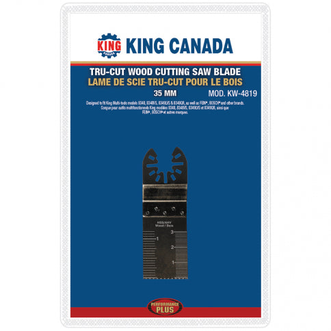 King Canada - 35MM TRU-CUT WOOD CUTTING SAW BLADE - MODEL: KW-4819