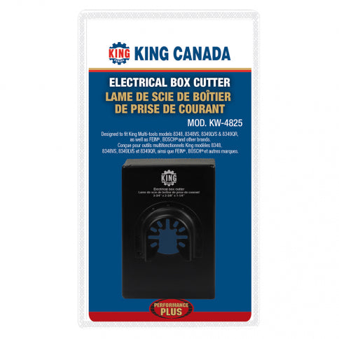 King Canada - ELECTRICAL BOX CUTTER - MODEL: KW-4825