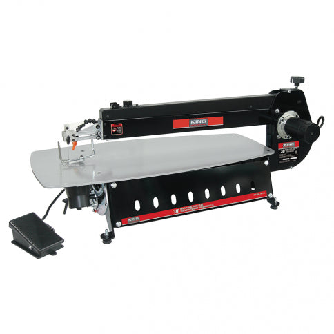 King Canada - 30'' PROFESSIONAL SCROLL SAW WITH FOOT SWITCH - MODEL: KXL-30-100