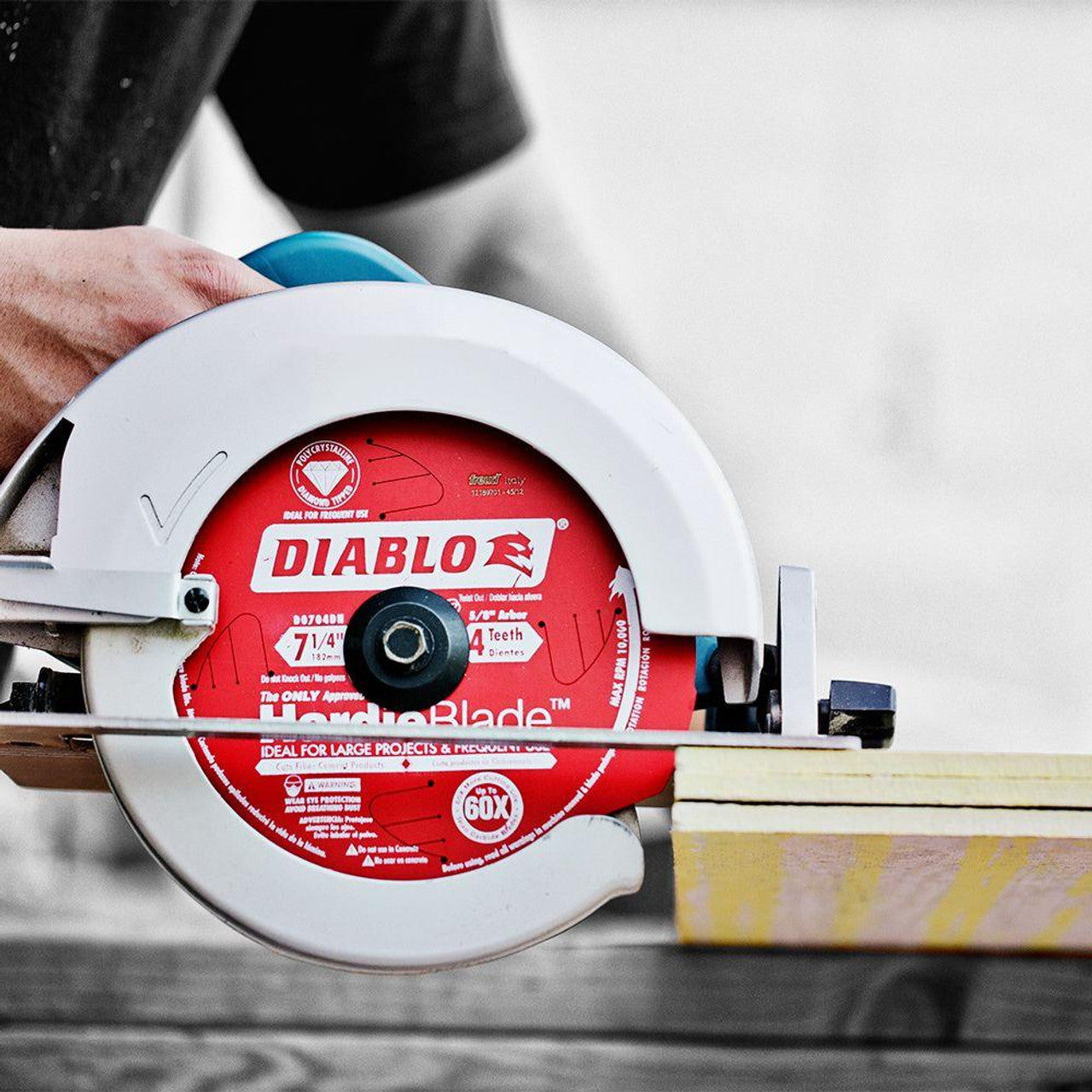 DIABLO - HARDIEBLADE - 7‑1/4 in. x 4 Tooth Fiber Cement
