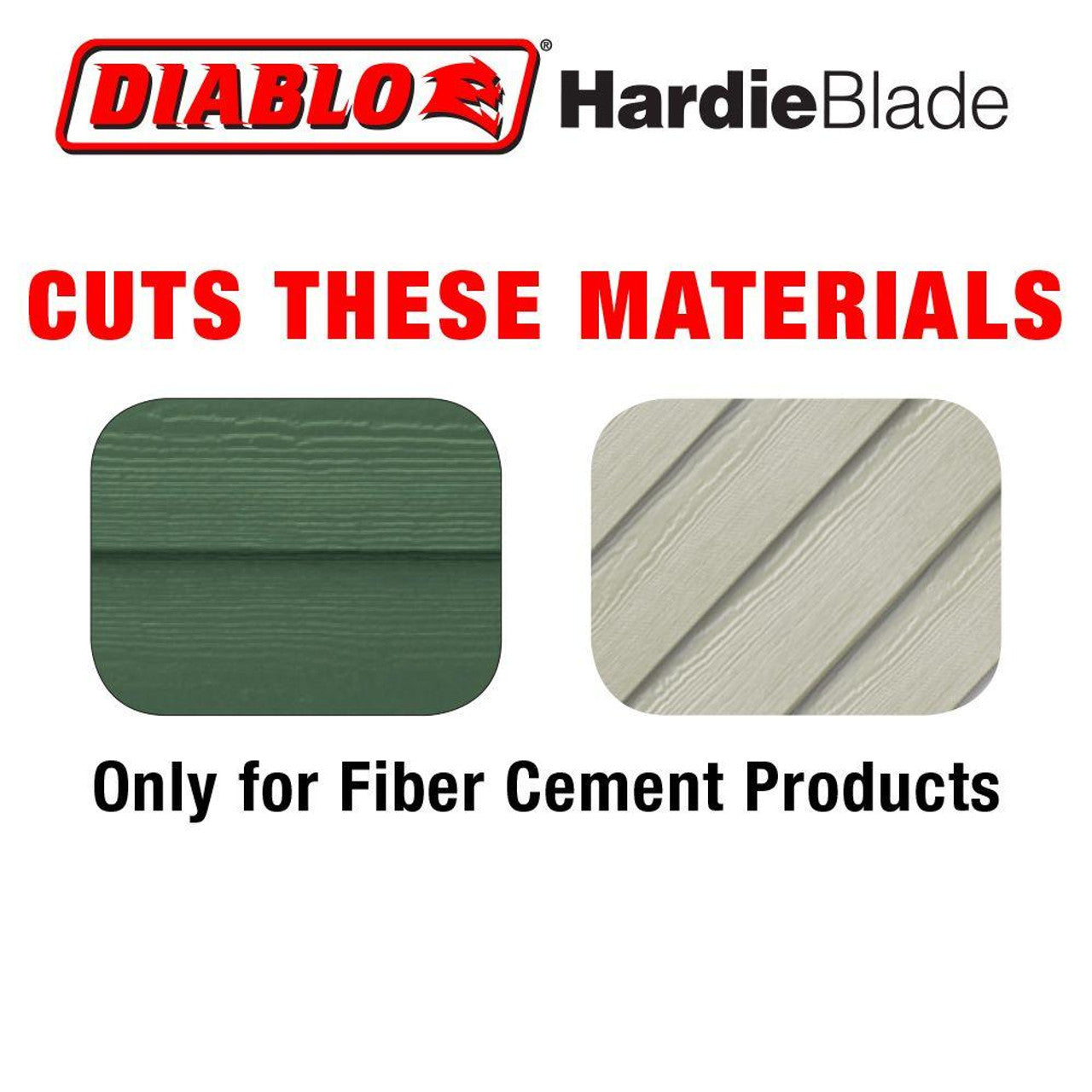DIABLO - HARDIEBLADE - 7‑1/4 in. x 4 Tooth Fiber Cement