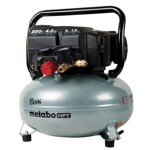 Metabo HPT - THE TANK™ 6-Gallon High Capacity Pancake Air Compressor - Model: EC914S