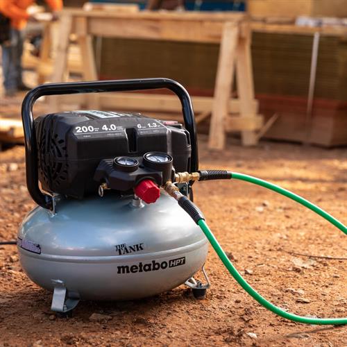 Metabo HPT - THE TANK™ 6-Gallon High Capacity Pancake Air Compressor - Model: EC914S