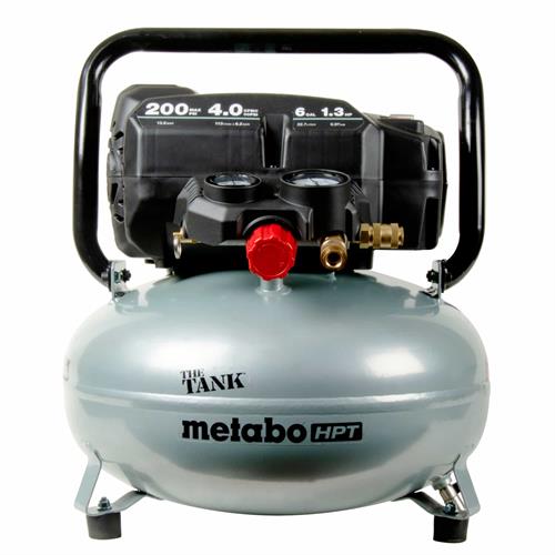 Metabo HPT - THE TANK™ 6-Gallon High Capacity Pancake Air Compressor - Model: EC914S