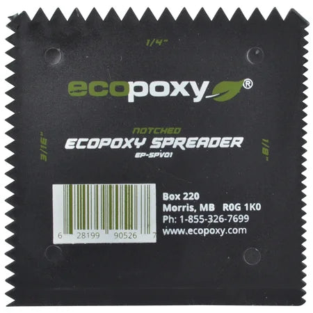 V-Notched EcoPoxy Spreader (Single or Box)