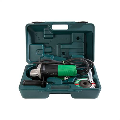 Metabo HPT - 4-1/2 Inch 6.2 Amp Slide Switch Angle Grinder Kit w/ 5 Abrasive Wheels - Model: G12SR4