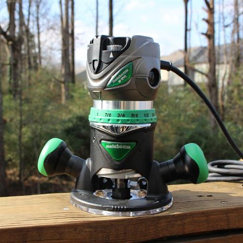 Metabo HPT - 2-1/4 Peak HP Variable Speed Fixed/Plunge Base Router Kit - Model: KM12VC