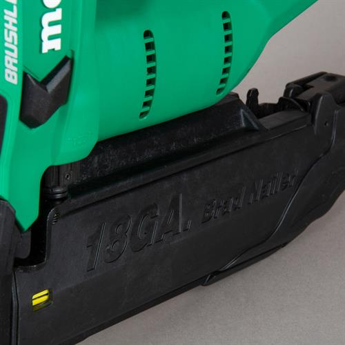 Metabo HPT - 18V Compact Cordless 18 Gauge Brad Nailer with FREE EXTRA BATTERY - Model: NT1850DF