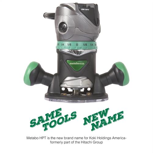 Metabo HPT - 2-1/4 Peak HP Variable Speed Fixed Base Router - Model: M12VC